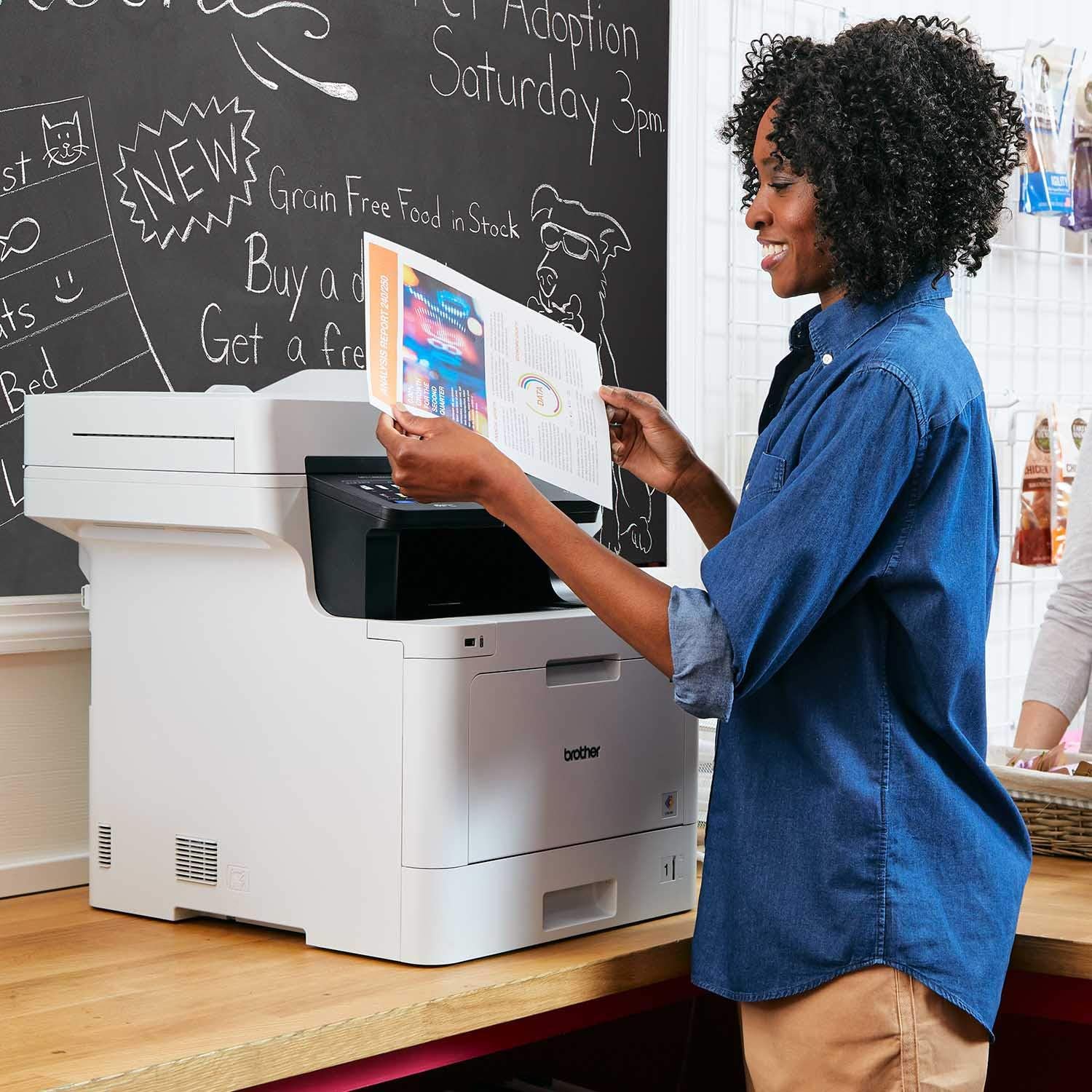 Brother MFC-L8900CDW Business Color Laser All-in-One Printer,  Dash Replenishment Ready - Image 5